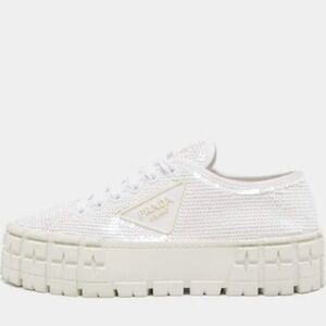 prada platform sequined sneakers...excellent condition, size 41